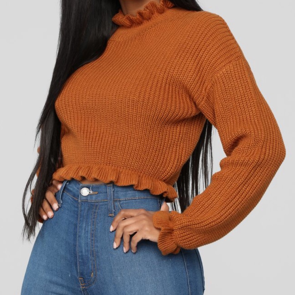 Cropped sweater